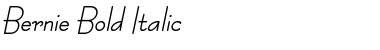 Download Bernie Bold Italic Font Title Preview