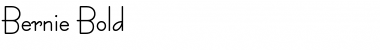 Download Bernie Bold Font Title Preview