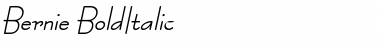Download Bernie BoldItalic Font Title Preview