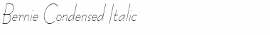 Download Bernie Condensed Italic Font Title Preview