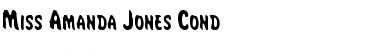 Download Miss Amanda Jones Cond Cond Font
