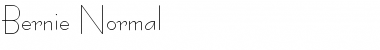Download Bernie Normal Font Title Preview