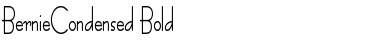 Download BernieCondensed Bold Font Title Preview