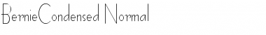 Download BernieCondensed Normal Font Title Preview