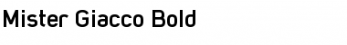 Download Mister Giacco Bold Font