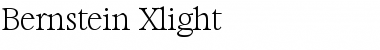 Download Bernstein-Xlight Regular Font Title Preview