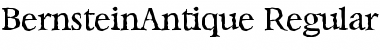 Download BernsteinAntique Regular Font Title Preview