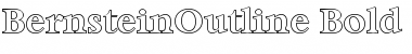 Download BernsteinOutline Bold Font Title Preview