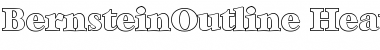 Download BernsteinOutline-Heavy Regular Font Title Preview