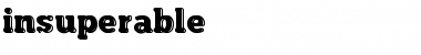 Download insuperable Regular Font Title Preview