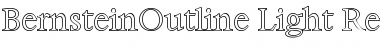 Download BernsteinOutline-Light Regular Font Title Preview