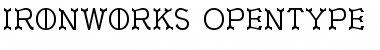 Download Ironworks Regular Font Title Preview