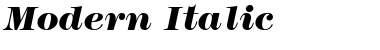 Download Modern Italic Font