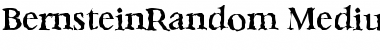 Download BernsteinRandom-Medium Regular Font Title Preview