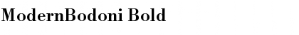Download ModernBodoni Bold Font