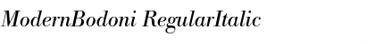 Download ModernBodoni RegularItalic Font