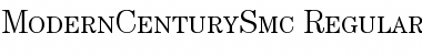 Download ModernCenturySmc Regular Font