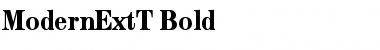 Download ModernExtT Bold Font