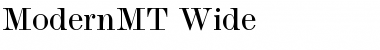 Download ModernMT Wide Regular Font