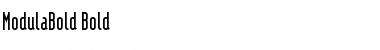 Download ModulaBold Bold Font Title Preview