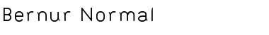 Download Bernur Normal Font Title Preview