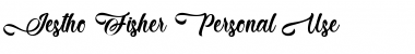 Download Jestho Fisher - Personal Use Regular Font Title Preview