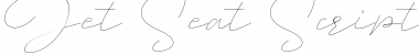 Download Jet Seat Script Regular Font Title Preview
