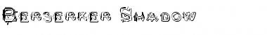 Download Berserker Shadow Regular Font Title Preview