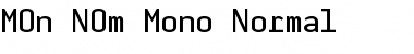 Download MOn NOm Mono Normal Font