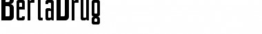 Download Berta_Drug Condensed DemiBold Font Title Preview
