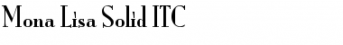 Download Mona Lisa Solid ITC Regular Font