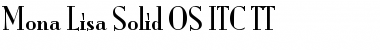 Download Mona Lisa Solid OS ITC TT Regular Font
