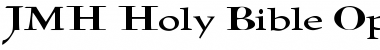 Download JMH Holy Bible Regular Font Title Preview