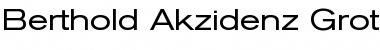 Download Berthold Akzidenz Grotesk BE Font