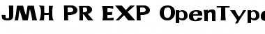 Download JMH PR EXP Regular Font Title Preview