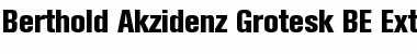 Download Berthold Akzidenz Grotesk BE Regular Font