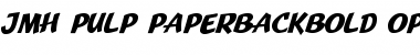 Download JMH Pulp Paperback Bold Font Title Preview