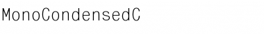 Download MonoCondensedC Regular Font