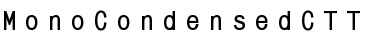 Download MonoCondensedCTT Bold Font