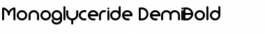 Download Monoglyceride DemiBold Font