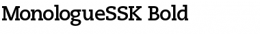 Download MonologueSSK Bold Font
