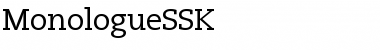 Download MonologueSSK Regular Font
