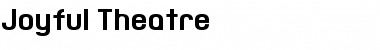 Download Joyful Theatre Regular Font Title Preview
