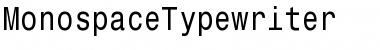 Download MonospaceTypewriter Regular Font
