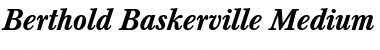 Download Berthold Baskerville ItalicBold Font Title Preview