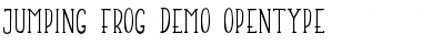 Download Jumping Frog Demo Regular Font Title Preview