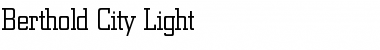 Download Berthold City Regular Font Title Preview