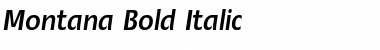 Download Montana Bold Italic Font