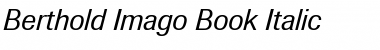 Download Berthold Imago Italic Font Title Preview
