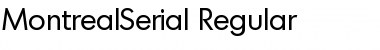Download MontrealSerial Regular Font